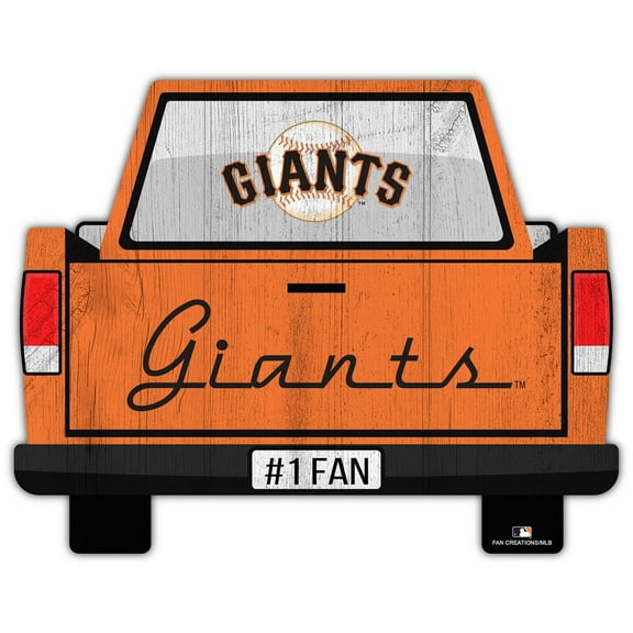 San Francisco Giants 12'' x 12'' Truck Back D-cor