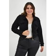 thumbnail image 1 of Chamarra corta Roman Fashion /Tallas Extras, 18048 (Negro) negro 40 Roman Fashion CH-GR-18048-NEGRO, 1 of 7
