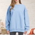 thumbnail image 1 of Pxiakgy Vente Chaude!! Sweatshirts Oversize pour Femmes, Sweats à Capuche, Pulls Col Rond, Hauts Décontractés, Tenues de Mode Printemps Automne, Vêtements de Sport 2025, Veste Sweat-Shirt, Pantalon Bleu Ciel 4TG, 1 of 9