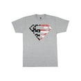 thumbnail image 4 of DC Comics Men's Superman Stars And Stripes Filled S Shield Logo Adult Patriotic T-Shirt, 4 of 5