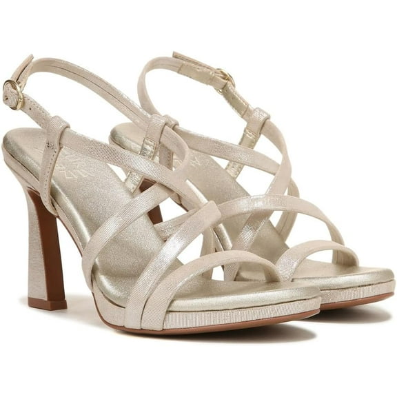 Naturalizer Women's Luisa Dress Heel Sandal Yellow Leather 9M