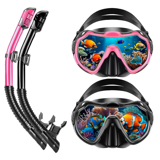 Set de Snorkel PIYAZI Equipo de Buceo para Adultos con Bolsa de Malla