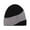 Gray, variant on Unisex Adult Winter Knitted Beanie Color Block Large Size Warm Soft Polyester Hat for Men Women Outdoor Cold Weather