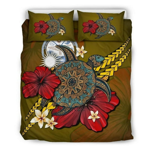 Juego de cama Islas Marshall - Yellow Turtle Tribal