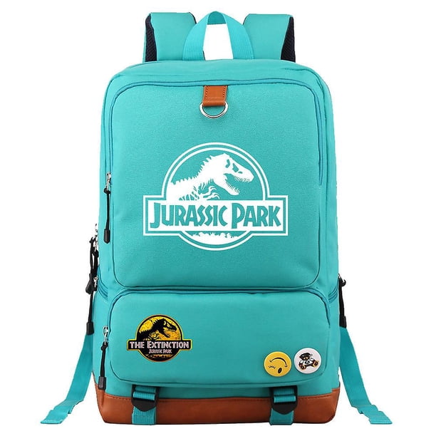 Jurassic World Jurassic Park Backpack - Spacious Shoulder Laptop Travel Bag, Rucksack, and Messenger Bag