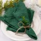 thumbnail image 1 of Servilletas de tela Socomi, paquete de 12 unidades, 43 x 43 cm, color verde esmeralda, 1 of 5