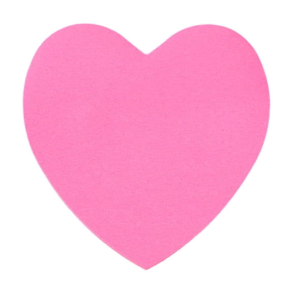 Elegant 8-Color Heart Shaped Sticky Notes Set for Home and Practical Note Taking