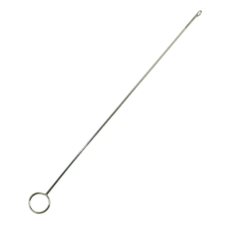 Portable Metal Loop Turner Hook With Latch For Turning NEW Tubes Fabric O0F1