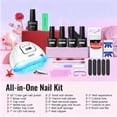 thumbnail image 2 of JODSONE Gel Nail Polish Kit with U V Light 32 Colors Crystal Transparent Classic Color + 4 Functional Adhesive Bottles Kit, 2 of 9