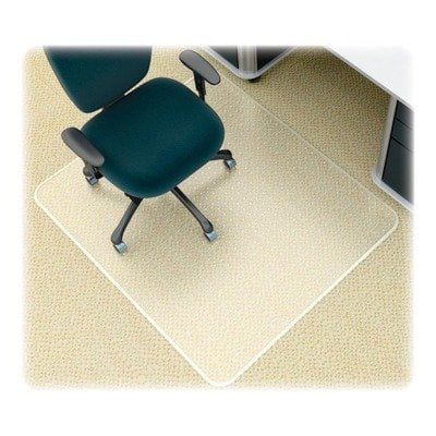 deflect-o CM14443F 46 by 60-Inch Supermat Studded Beveled Mat for Medium Pile Carpet, (Best Flooring For Office Chairs)