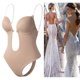 thumbnail image 1 of Women Body Shaper Slips Backless Bra G-string Waist Trainer U Plunge Underdress Shapewear, 1 of 5