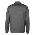thumbnail image 3 of Men's Cutter & Buck Gray Atlanta Braves City Connect Big & Tall Stealth Heathered Quarter-Zip Pullover Top, 3 of 3