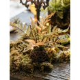 thumbnail image 6 of Artificial Fern Ball Faux Plant Fall Color, 6 of 7