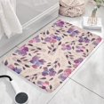 thumbnail image 3 of Pioneer Flower Floral Print Flannel Non Slip Door Rugs,Washable Door Mats Indoor,Decorative Door Mats,Dirt-Resistant and Absorbent Doormat for Entrance,Bedroom,Kitchen,Bathroom,31.5"x17", 3 of 4