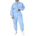 thumbnail image 2 of Pyhlmscde Women's Zip Pullover Sweatsuits, Sweatsuits for Women, Womens Loungewear Set, Sweatshirt for Women, 2 of 6