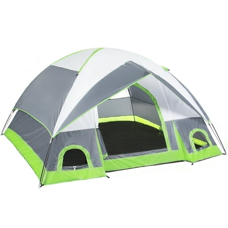 Best Choice Products 4 Person Camping Tent Family Outdoor Sleeping Dome Water Resistant W/ Carry (The Best Tent Brands)