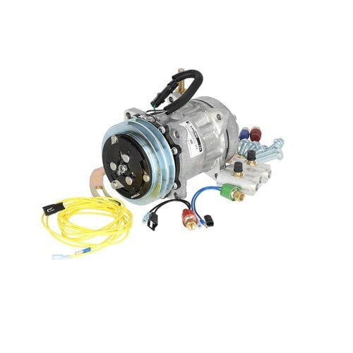 Air Conditioner Compressor Conversion Kit Sanden Style fits John Deere