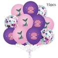 thumbnail image 1 of Globos de conchas marinas, globos de mylar de aluminio de conchas marinas multicolores para baby shower, cumpleaños, suministros de decoración para fiestas con temática del océano, 1 of 6