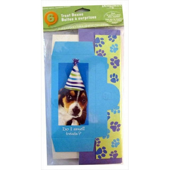 Puppy Party Favor Boxes (6ct)