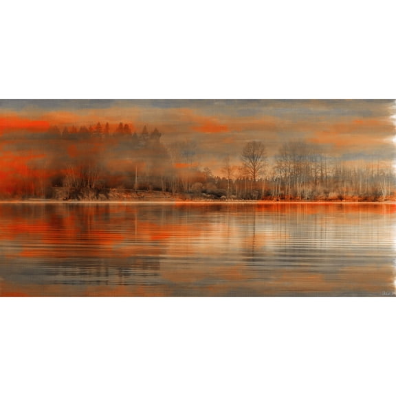 Serenity by Parvez Taj Painting Print on Wrapped Canvas