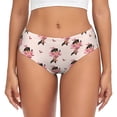 thumbnail image 1 of Fotbe Dachshund Dog Heart Calzones Estampados para Mujer – Ropa Interior de Algodón, Cómoda, Suave y Elástica-Medium, 1 of 6