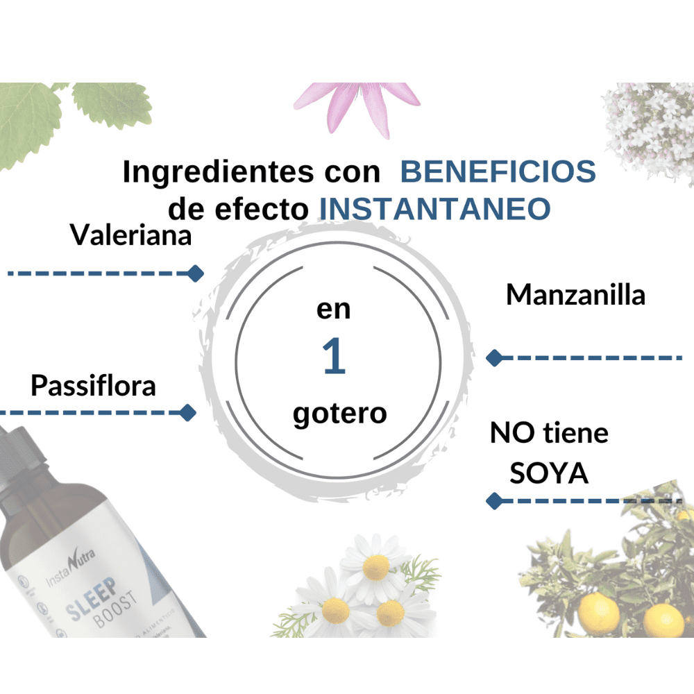 Sleep Boost Insta Nutra 100% Natural Sublingual Keto Dormir