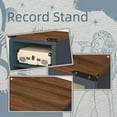 thumbnail image 5 of Record Player Stand with Vinyl Record Storage Holds up to 160 Albums,Large Wood Record Player Table，Blue Turntable Stand Cabinet Dispaly Shelf for Living Room,Bedroom,Office, 5 of 10