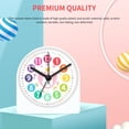 thumbnail image 2 of 4inch Bedside Alarm Clock Cartoon Alarm Clock Battery-Powered Colorful Alarm Clock Fuuny Children’s Alarm Clock for Home Bedroom Study Room, 2 of 10