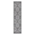 thumbnail image 2 of Luxee Designs Alexandria Bordered Pattern 3x11 Runner Rug for Entryway Indoor Boho Rugs - Walnut, 2 of 8