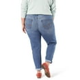 thumbnail image 5 of Signature by Levi Strauss & Co. Womens Plus Size Modern Slim Cuffed Jean, 5 of 5