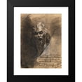 thumbnail image 2 of Victor Joseph Ségoffin 19x24 Black Modern Framed Museum Art Print Titled - Head of Man Expressive of Horror (1915), 2 of 5
