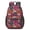 Geometric Flower and-2, variant on Geometric Flower and Daisy White 17" School Backpacks for Teens,Waterproof Oxford Fabric,S-Shape Padded Straps for School,Travel,Hiking,Camping