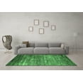 thumbnail image 3 of Ahgly Company Indoor Rectangle Oriental Emerald Green Industrial Area Rugs, 6' x 9', 3 of 4