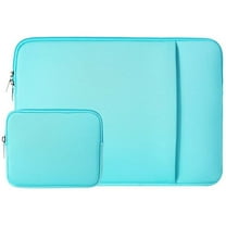 RAINYEAR 16 Inch Laptop Sleeve Protective Soft Case Padded Cover Carrying Bag with Front Pocket & Accessories Pouch, Specially Compatible with 2021 2022 16" MacBook Pro M1 for Model A2141 A2485(Blue)