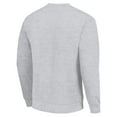 thumbnail image 3 of Men's Starter Heather Gray New York Islanders Player Grid Fleece Pullover Sweatshirt, 3 of 3