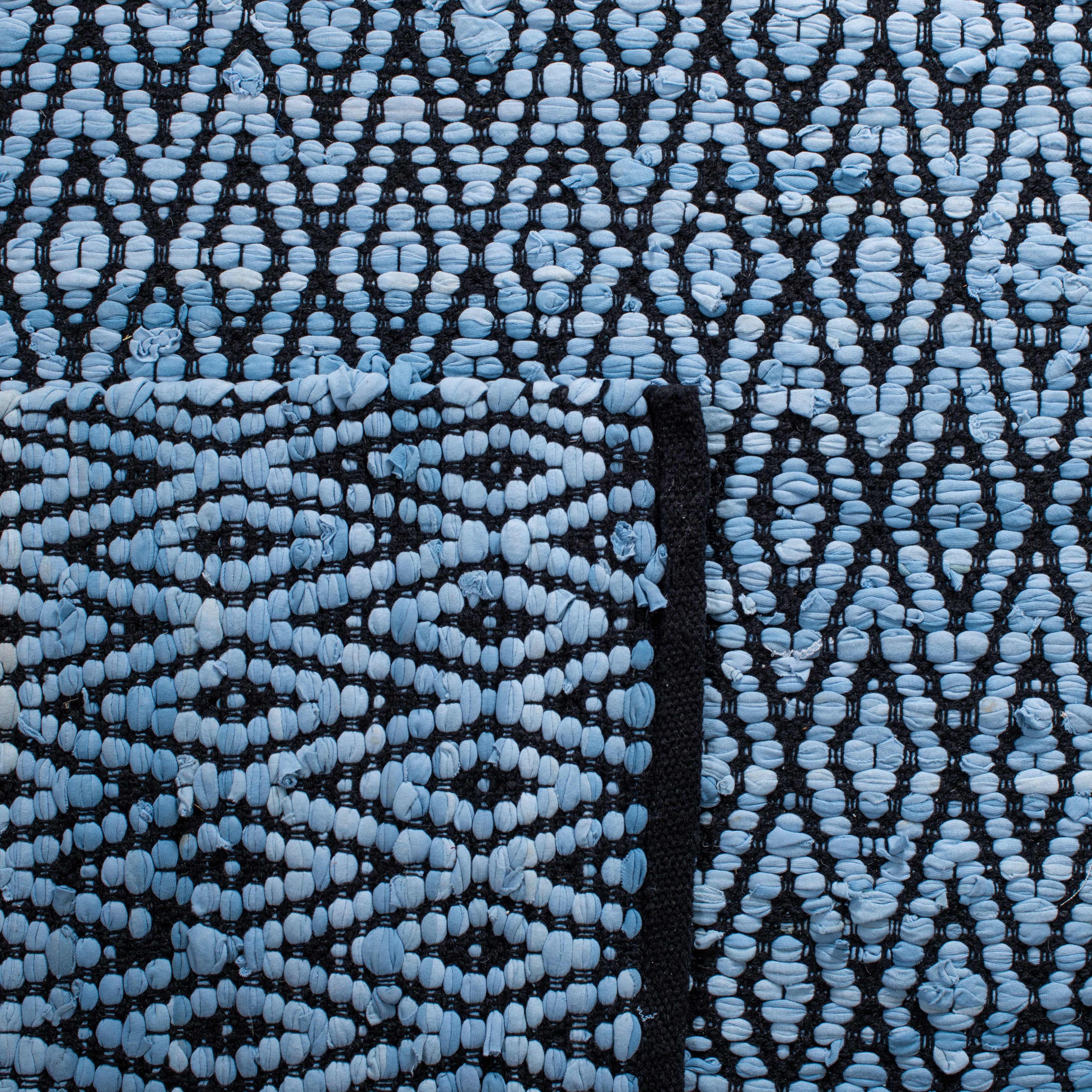 SAFAVIEH Montauk Carina Diamond Area Rug, Green/Black, 6' x 9'