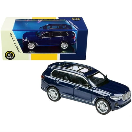Paragon PA-55193 BMW X7 Tanzanite 1 by 64 Scale Diecast Model Car, Metallic Blue
