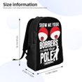 thumbnail image 3 of Mochila ligera para portátil Show Me Your Bobbers, ideal para estudiantes de secundaria, preparatoria y universidad., 3 of 5