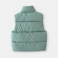 thumbnail image 3 of Boys Puffer Vest Boys Green Vest Zip up Lightweight Waterproof Sleeveless Outwear Boys Vests 5-6 Years, 3 of 6
