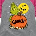 thumbnail image 3 of The Grinch - Grinch And Pumpkin - Toddler & Youth Girls Raglan Graphic T-Shirt, 3 of 4