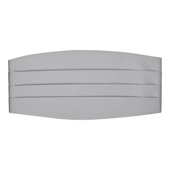 Jacob Alexander Men's Solid Color Cummerbund - Sky Blue