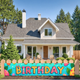 thumbnail image 6 of LUUFILx Happy Birthday Party Supplies Backdrop Colorful Balloon Decorations Banner Photography Props Celebration Background Party Decor, 6 of 8