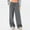 2# Dark Gray, variant on Wide Leg Sweatpants Women High Waisted Fleece Lined Sweatpants Drawstring Baggy Sweatpant Trendy Workout Joggers Dark Gray S