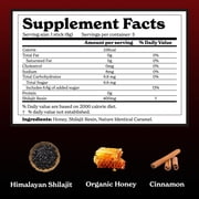 Better Alt Pure Himalayan Shilajit Cinnamon Honey Sticks with Organic Honey | Easy to Consume Shilajit| 30 Sticks for Energy Boost & Immune Support, 85+ Trace Minerals, 75%+ Fulvic Acid