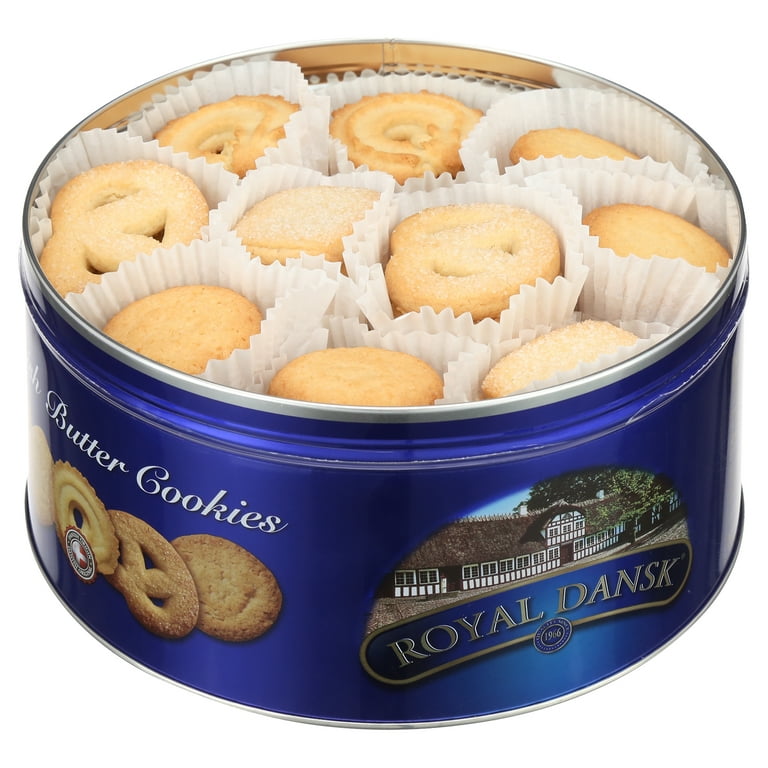 Royal Dansk GMO Free Danish Butter Cookies, 24 Oz Tin