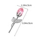thumbnail image 3 of Rosa de cristal eterna preservada | Flor natural auténtica con luz LED | Regalo romántico para San Valentín, boda, aniversario o cumpleaños en caja de aleación rosa o azul, 3 of 6