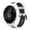 White-Black, variant on For Garmin Forerunner 55 20mm Vertical Pattern Two-color Silicone Watch Band