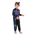 thumbnail image 6 of Halloween Matching Family Pajamas Sets Holiday Hooded One-Piece PJS Family Skeleton Jumpsuit, 6 of 8
