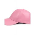 thumbnail image 2 of Adjustable PU Leather Baseball Cap for Men Women, 2 of 3