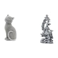 thumbnail image 1 of Figura de escritorio,Estatua de gato,linda estantería,escritorio,decoración del hogar,Estatua de Guan Yin,Estatua de Guan Yin para decoración del hogar.,Escultura de, 1 of 8